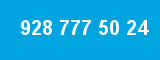 928 777 50 24 928 777 50 24